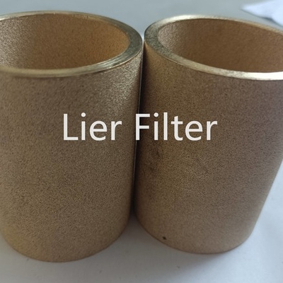 Mícron reusável avaliação de bronze aglomerada 99,99% do filtro do metal 10-15