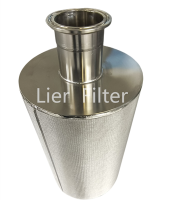 filtro dado forma 304 316 SS para o petróleo e meios de processo petroquímicas da separação