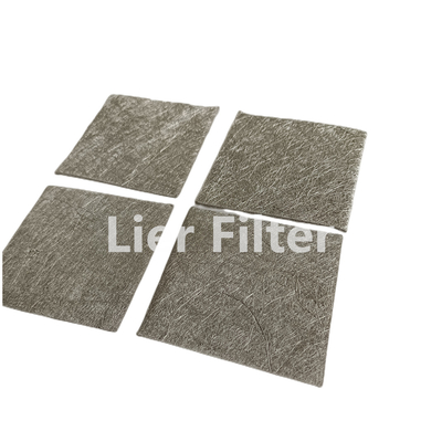 Filtro de alta temperatura a fibra aglomerada do metal sentiu a boa avaliação do filterl