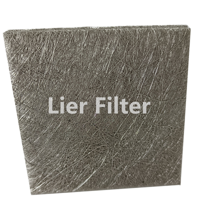 A fibra aglomerada de aço inoxidável do metal sentiu o mícron 1-1000 para o filtro