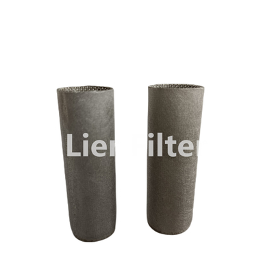 A fibra aglomerada de aço inoxidável do metal sentiu o material resistente de alta temperatura do filtro