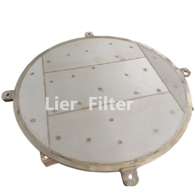 Placa de filtro de tela de sinterização dividida e filtro em forma de placa de filtro três em um