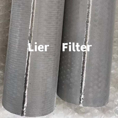 Elemento de filtro aglomerado padrão do metal da elevada precisão limpável para a distribuição do gás