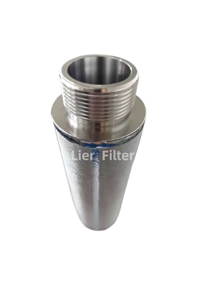 filtro aglomerado padrão do pó de metal 5um usado na filtragem do poliéster