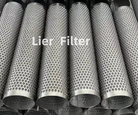 AISI304 AISI316L aglomerou a corrosão de Mesh Filter With Perforated Anti do metal