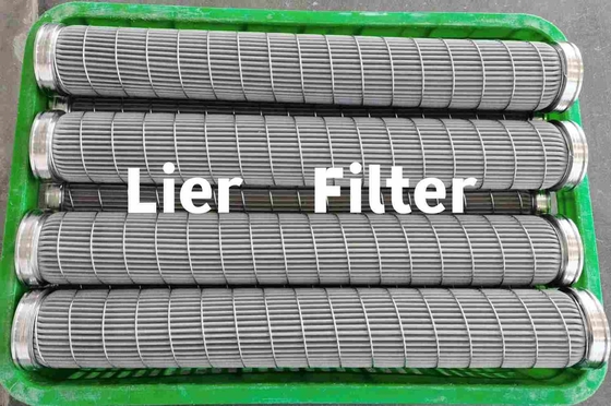 A eficiência elevada 0.3um-180um plissou o fio de aço inoxidável Mesh Filter do elemento de filtro