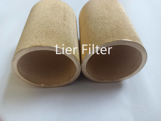 filtro de aço inoxidável aglomerado do pó do filtro do pó de metal do comprimento de 10-100cm