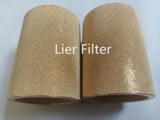 Mícron reusável avaliação de bronze aglomerada 99,99% do filtro do metal 10-15