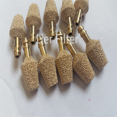 Filtro aglomerado 10 a 15 mícrons do pó de metal com distribuição uniforme do poro
