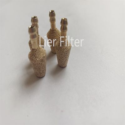 Elemento de filtro de bronze aglomerado resistente à corrosão do filtro do pó de metal