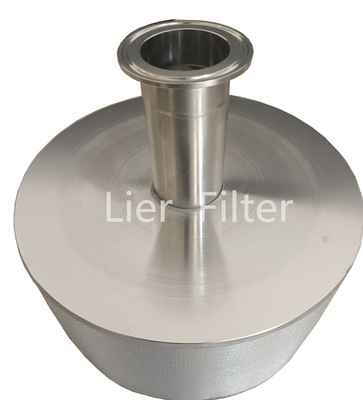 O filtro dado forma durável de SS304 SS316 SS316L perfurou o metal Mesh Funnel Filter