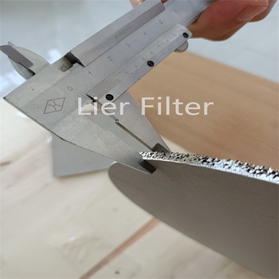 2-10 metal redondo industrial aglomerado de aço inoxidável Mesh Filter do filtro das camadas SS316