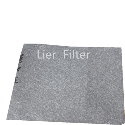 Pleatable FeCrAl limpável aglomerou a porosidade alta de feltros da fibra do metal