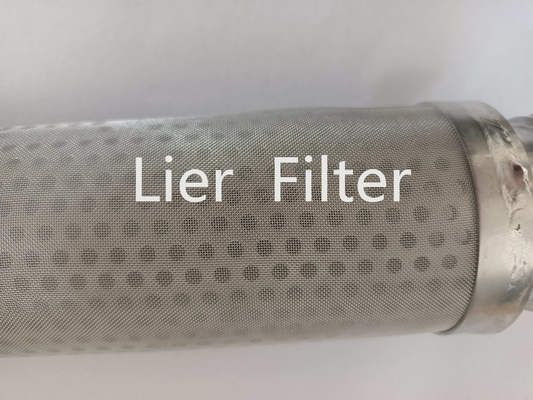 Elemento de filtro aglomerado cilindro do metal do leito fluidizado para a indústria farmacêutica