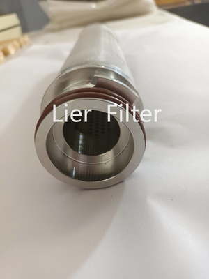 O filtro em caixa aglomerado industrial 10um do metal a 15um aglomerou Mesh Filter Element
