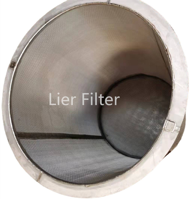 Personalizou o filtro da cesta de fio de 0.035mm a de 0.508mm para a indústria química