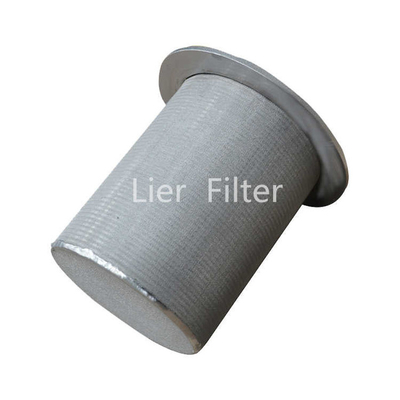 Caudal alto industrial do elemento de filtro do metal do único saco